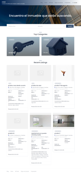 apartamento para prueba de descarga