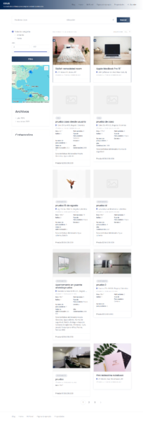 apartamento para prueba de descarga